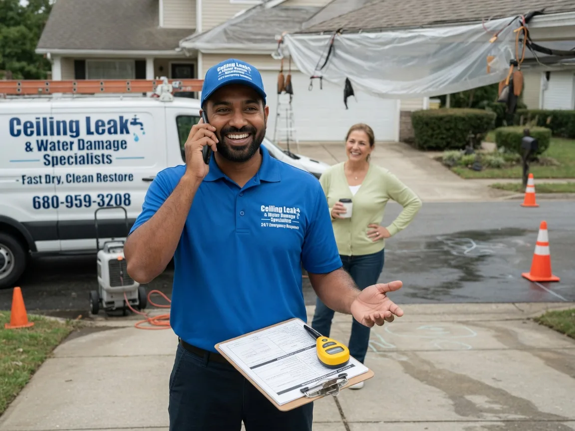 Ceiling Leak Cleanup Montgomery Village, MD FAQs